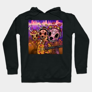 Audio's Amigos Day of the Dead Artwork Hoodie